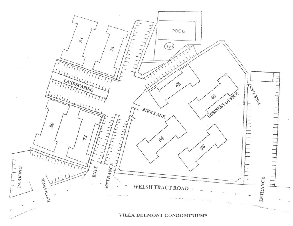 Villa Belmont Property Map